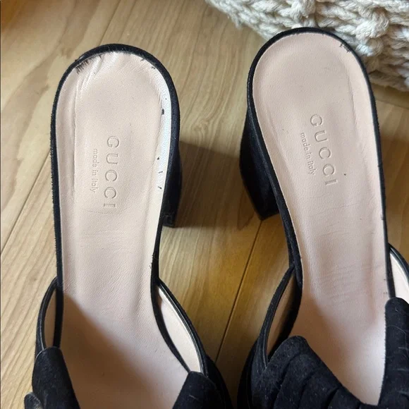 Gucci Black Mules with Fringe - Picture 2 of 7